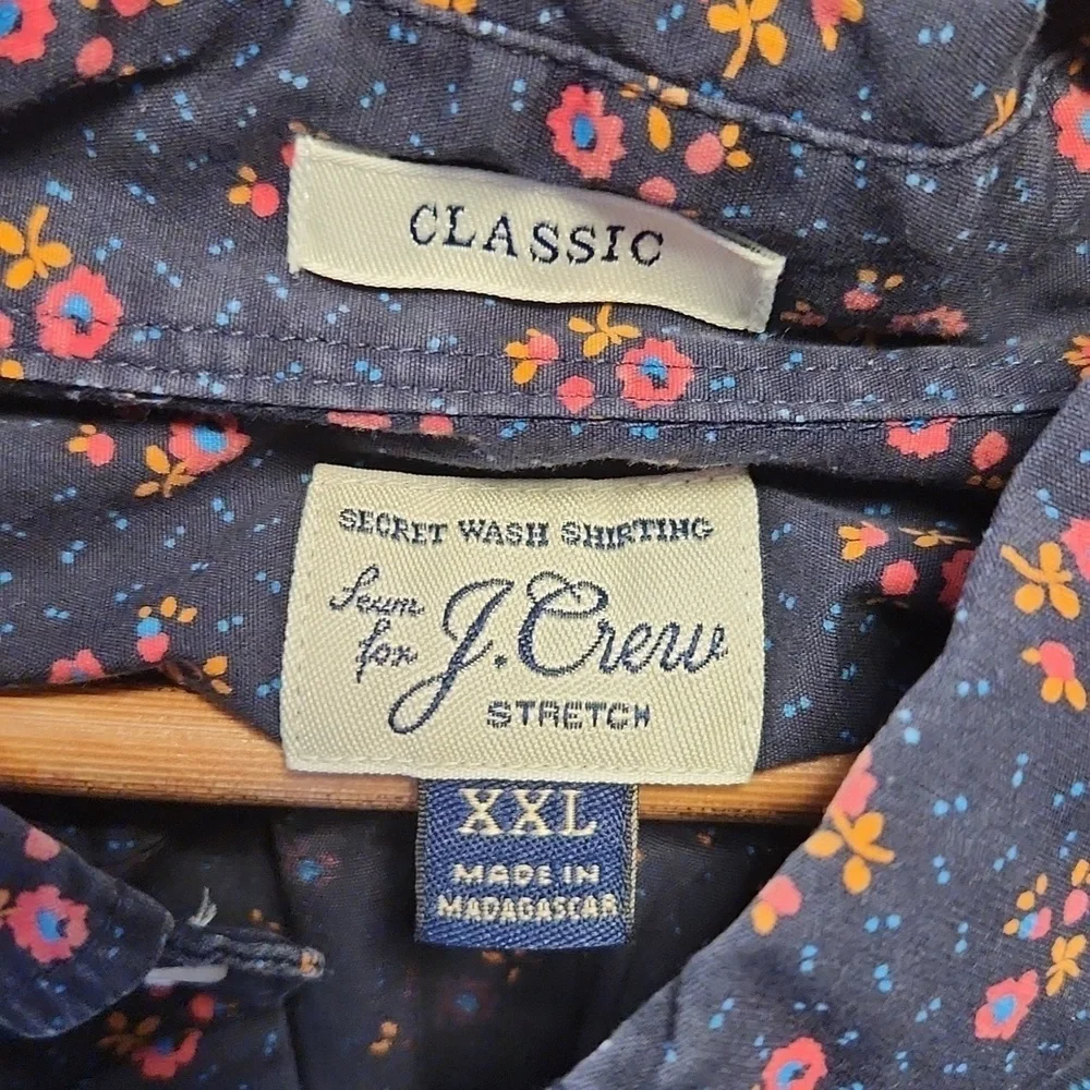 J. Crew Classic fit Stretch Button Down long sleeve shirt